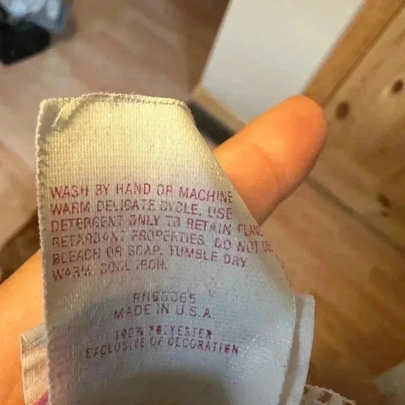 Vintage Heart Warmers child’s top size 14 with lace - Picture 4 of 10